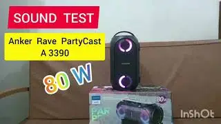 Anker Rave PartyCast A3390 [Rave Mini]|Sound Test|🎧👍