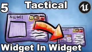 Tactical Combat 5 - Console Commands Tab - Widget In Another Widget  - Unreal Engine Tutorial