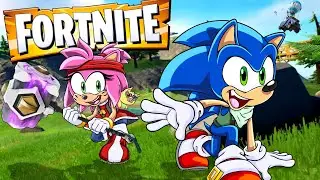 Sonic & Amy Play FORTNITE!! 🔵💨