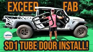First look: NEW Exceed Fab SD1 JEEP tube doors- In Depth Install, Review & Comparison