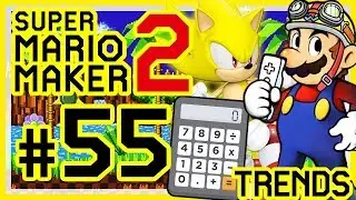 SUPER MARIO MAKER 2 # 55 👷 Taschenrechner, Green Hill Zone, MarioWare, Slide & Jumps, Bohnenranke