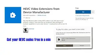 HEVC Video Codec Extension Free.