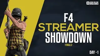 F4 STREAMER SHOWDOWN DAY-1 LIVE!! | THARA BHAI ZORDINDAR! | PUBG Mobile LIVE | 1K Kab Hoga!?