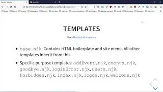Express Sessions (Templates)