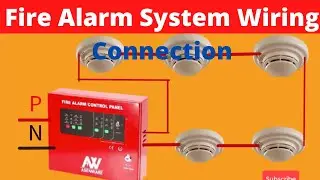 Fire Alarm System Wiring Connection Diagram || Fire Alarm System || Mian Electric