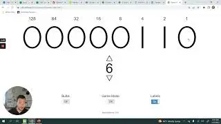 Counting in Binary Using Binary Bulbs