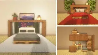 Minecraft: Bed design and ideas! 🛏️[easy]