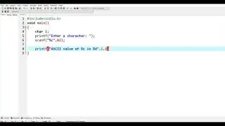 C Program to Find ASCII Value of A Character || Coding Guide for Beginners || 