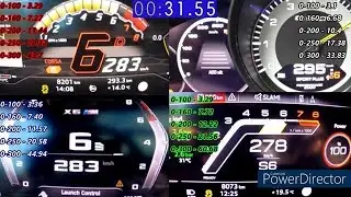 BMW X6M COMPETITION VS AUDI RSQ8 VS LAMBORGHINI URUS VS PORSCHE CAYENNE TURBO GT ACCELERATION 0-300