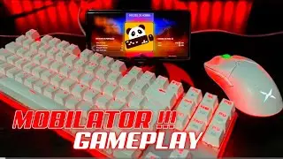 PANDA MOUSEPRO🐼 FREEFIRE👑 PLAY WITH KEYBOARD⌨️AND MOUSE🖱️IN MOBILE📱