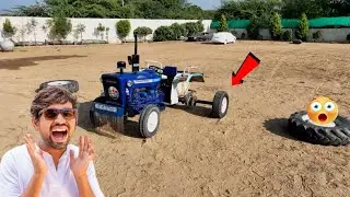 Replace tractor tyre in mini tyre 😯