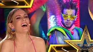 La AUDICIÓN más LOCA. ¡A reírse con este NÚMERO MUSICAL! | Audiciones 06| Got Talent: All-Stars 2023