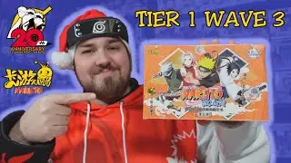 Opening Naruto Kayou Cards from Tier 1 Wave 3 Booster Box