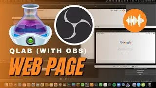 QLAB - Display webpage (with OBS)
