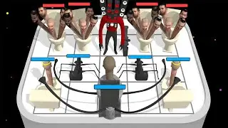 MERGE TOILET CAMERA Battle - Titan Toiletman vs Titan Cameraman, Speakerman ⭐ Battle Simulator