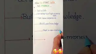 🤔How to Start Business With No Money💵💰bina paisa k business kaise suru kare #youtubeshorts #shorts