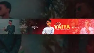 Youtube channel banner design speed art #shorts