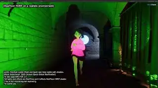 RealToon HDRP shader on a realistic environment/game look