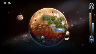 Winning solo Terraforming Mars as Ecoline corporation on PC