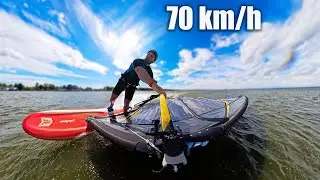 FULL SPEED!! Epic Slalom session in 30 knots
