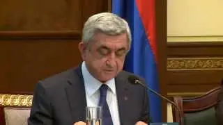 Սերժ Սարգսյանի ելույթը Ծառուկյանի մասին