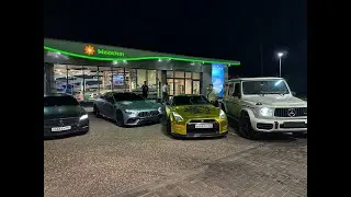 ДРИФТ НА C63 AMG ПО АНАПЕ