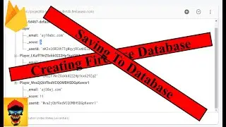 Unity Game - Setting Up Database 3 - Saving Data to Realtime Database