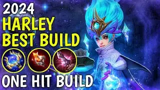 HARLEY BEST BUILD 2024 | TOP 1 GLOBAL HARLEY BUILD AND EMBLEM | HARLEY ONE HIT BUILD