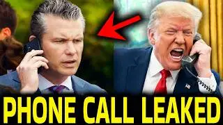 Trump Hegseth Call LEAKS As Scandal GETS WORSE