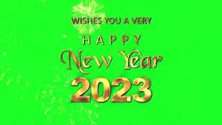 Happy New Year Green Screen 2023 