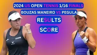 Jessica Pegula vs Jessica Bouzas Maneiro Results & Score 2024 US Open Tennis 1/16-Finals