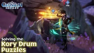 Solving the Kory Drum Puzzles - Perform according to the drum score | Genshin Impact