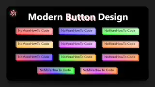 Modern Button Design With Hover Effect | HTML & CSS Tutorial