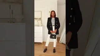 Styling black and white items for AUTUMN #fashion #blackandwhite #tryonhaul2024 #autumnfashion