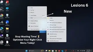 Master Your Right-Click Menu | Lesson 6