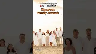How to take big group family photos? Miami Photographer Tel: +1 5167215385 