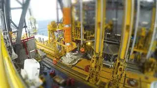 Miniature Drill Crew & Equipment In Action (Tilt Shift)