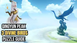 How to Solve the 3 Divine Birds Puzzle | Qingyun Peak Guide (Genshin Impact)