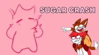 "ElyOtto - SUGAR CRASH" 🇷🇺 анимация "сахарный краш"