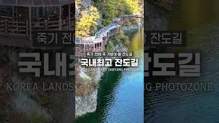 국내에서 가장 아름다운 잔도길 추천🔥