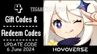 Genshin Impact  | New Redeem Codes 6 June 2024 | Gift Codes - How to Redeem Code