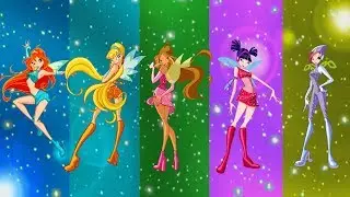 Winx Club | Season 1 - All Transformations Magic Winx [HD]