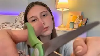 ASMR | Getting something out of your eye 👁️🔦✂️