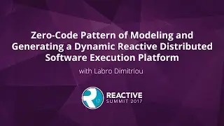 Zero Code pattern of modeling and generating a dynamic reactive distributed software execution platf