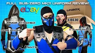 Scorpion and Subzero Unbox Sub-zero's Full Mortal Kombat 11 costume from EBAY! | MK11 PARODY!