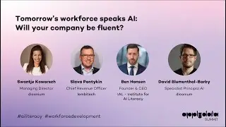 Tomorrow’s workforce speaks AI: Will your company be fluent? | Panel Talk