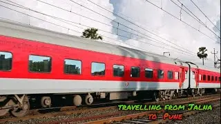Jalna to Pune travelling in train full review and locations where the train stop..