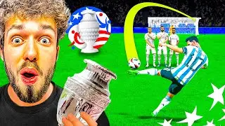 Dokážu Pouze Pomocí PŘÍMÁKŮ Vyhrát COPU AMÉRICU?! 😳🎯🏆