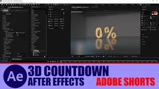 Make 3D Countdown in After Effects || Adobe Shorts