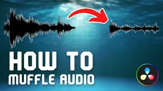 How To MUFFLE AUDIO in Davinci Resolve in 2 MIN